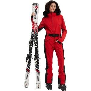 BGX Bluemagic Women’s Slim Fit Ski Suit - Waterproof One-Piece Snowsuit M